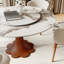 Ensemble de table de salle à manger avec plateau tournant Lazy Susan Farmhouse (1 table, 4 chaises / 6 chaises)-1620152700-1620152701-1620152697