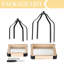 Lanterne décorative de style campagnard: ensemble de 2 porte-bougies rustiques en bois pour la décoration intérieure, salle à manger, cuisine, cheminée, manteau de cheminée, décorations, centre de table de Noël