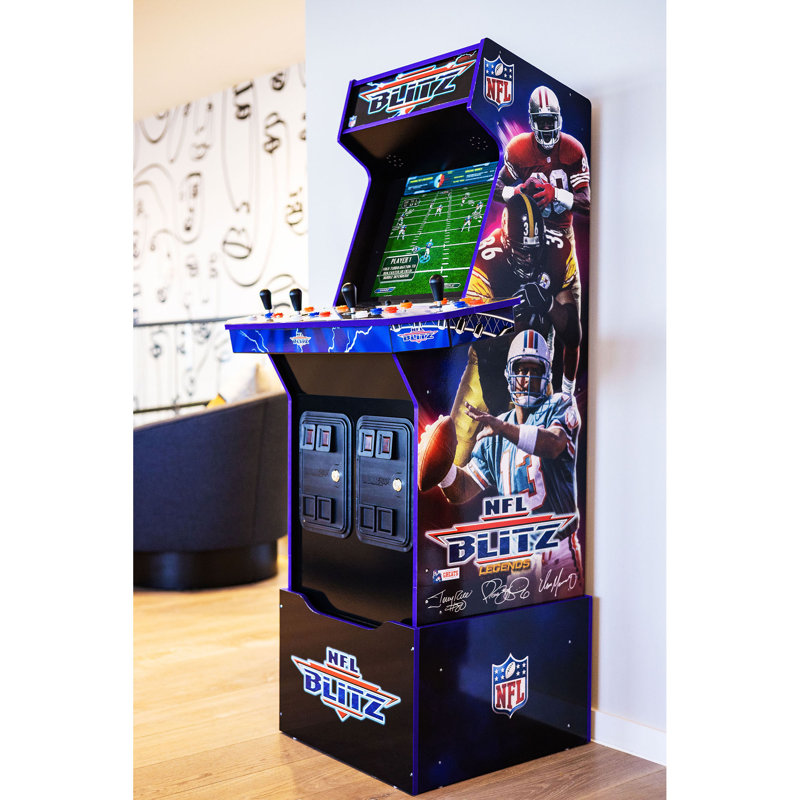 Arcade 1Up 4 Player Plug-in Full Size Arcade Machine with 3 Games Included