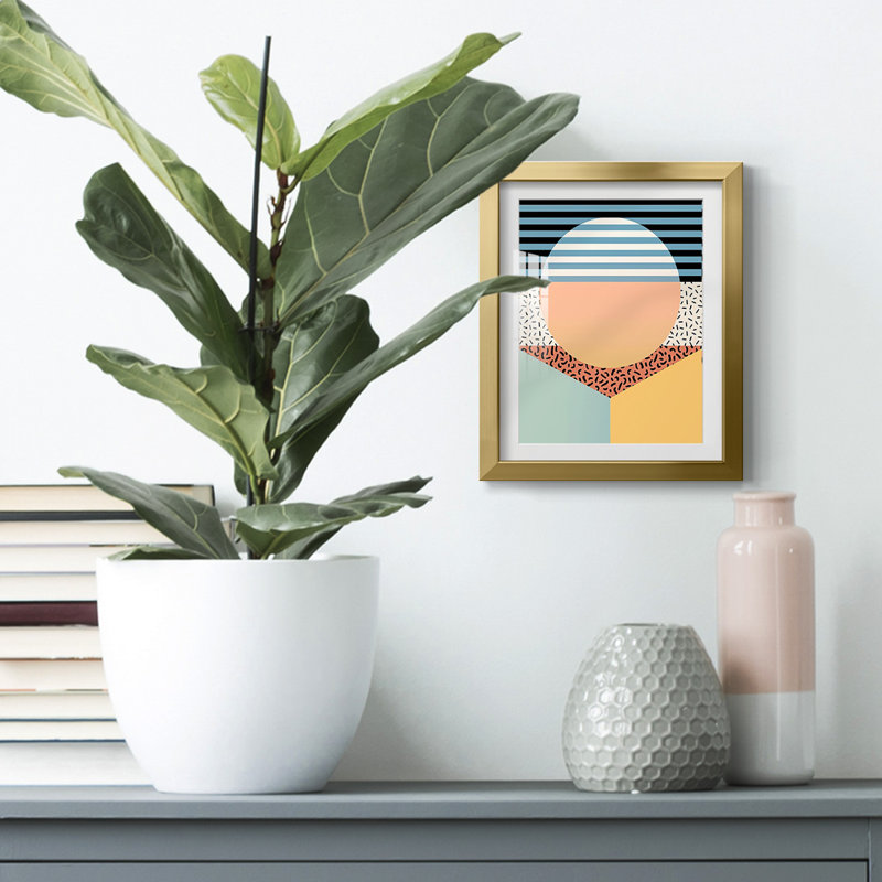Modern Memphis III -Framed Print