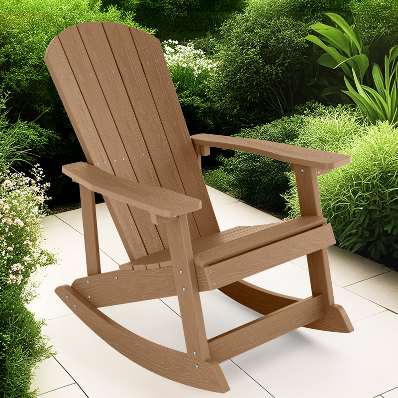 Chaise berçante Harir , Teck