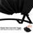 Upgraded Patio Egg Chair Covers With Zipper, Waterproof Heavy Duty Weather Resisatnt Outdoor Chair Cover, Windproof Hanging Chair Cover , Black, 1 Pack