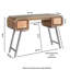 Nueva Vista Solid Wood Writing Desk