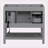 35.40'' Single Bathroom Vanity Base Only-100010835