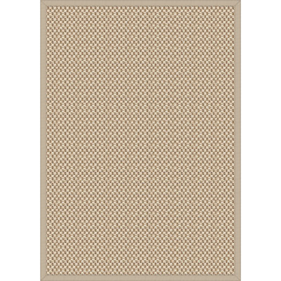 Tapis tissé à plat en sisal naturel 5 pi x 7 pi