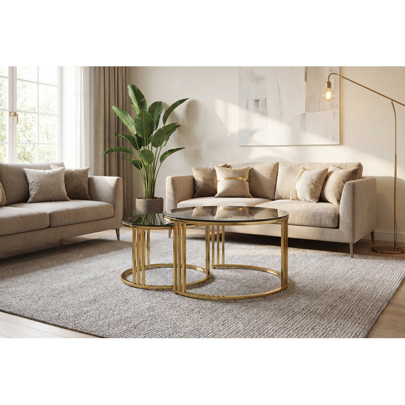 Coffee Table, Gold