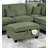 3Pc Sectional Set Corduroy Upholstered Laf Sofa Raf Chaise Ottoman L-Sectional Living Room Furniture-1843486637