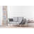 Halcombe 78.74" Linen Flared Arm Sleeper-2006134844
