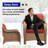 Deb Wicker Rattan Outdoor Patio Lounge Chairs with Cushions-1825071473-1821674402