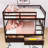 Full Over Full Wood Bunk Bed With Drawers, Guardrails And Ladder-857370652