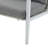 Silver Aluminum Lounge Chair With Sleek Rope Accents And Comfortable Cushions, Perfect For Modern Outdoor And Indoor Spaces-1669344617