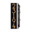Floating 5-Number Vertical Sign, Black /w/ Black / Gold Modern Font Numbers-1704418003