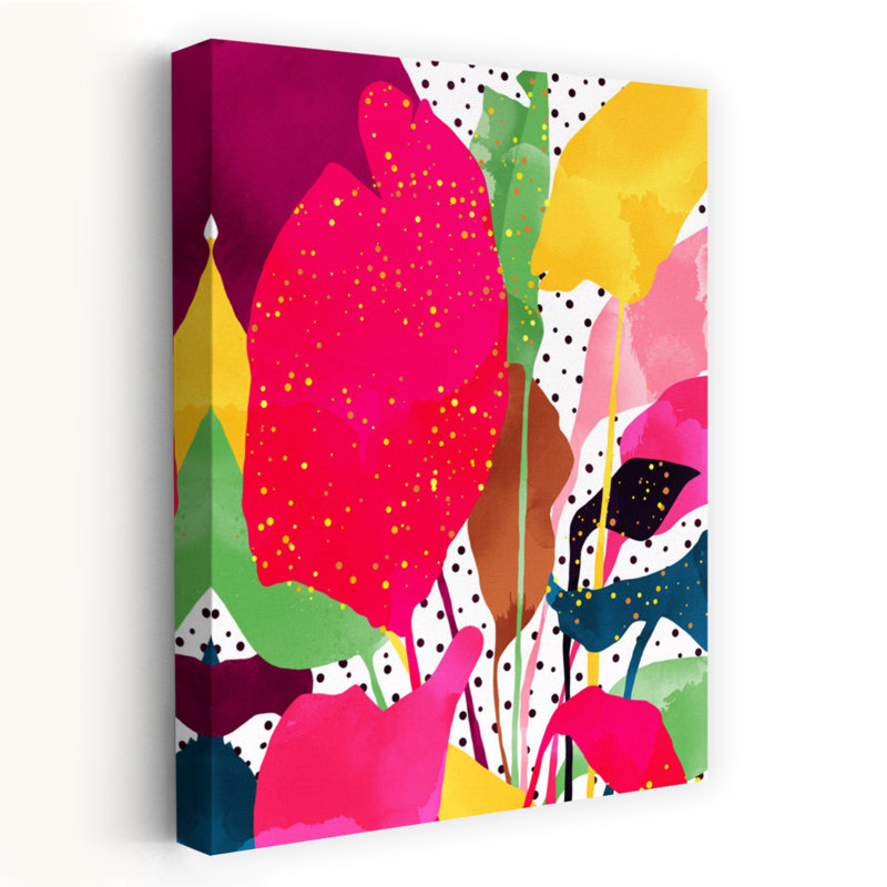 Contemporary Art Contemporary Nature Tropical Art by Uma Gokhale - Wrapped Canvas Print, 91.44 cm H x 60.96 cm W
