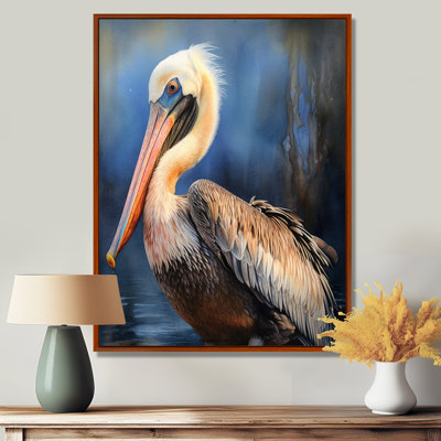Majestic Pelican II - Pelican Canvas Wall Art