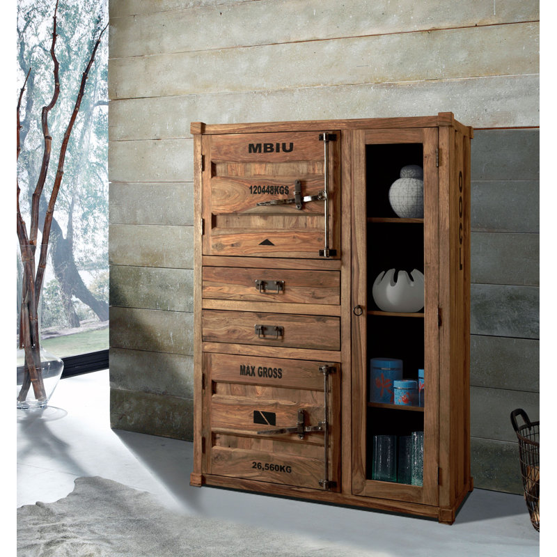 Hardeman 110cm Solid Wood Sideboard