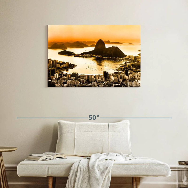 Ravi Rio De Janeiro Cityscape, 24" H x 36" W