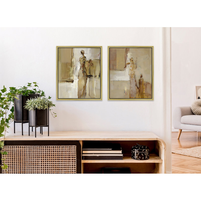 " Together II " Painting Print, Gold