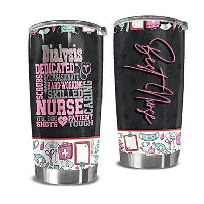 TeexCorp 200oz. Double Wall Insulated Stainless Steel Travel Tumbler