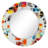 Saqlain Glass Round Mirror