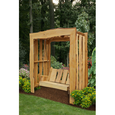 Blue Mountain 60'' W x 40'' D Solid Wood Arbor