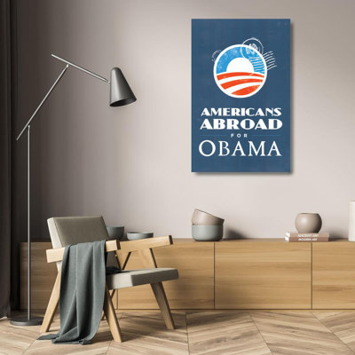 Barack Obama - (Americans Abroad for Obama) Campaign Poster