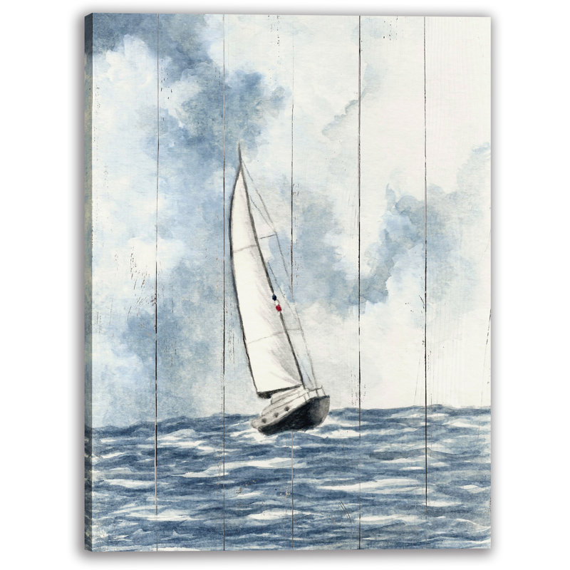 «Stormy Seas», art mural sur toile tendue, H 16 po x l 12 po