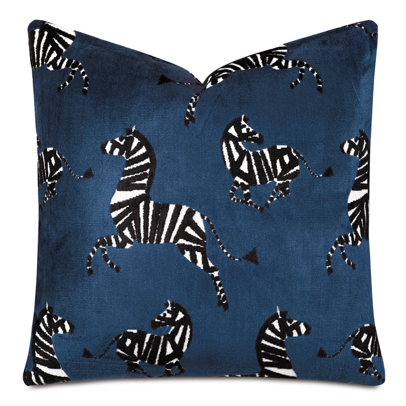 Housse et insert de coussin décoratif zèbre Boutique Tenenbaum, Miel