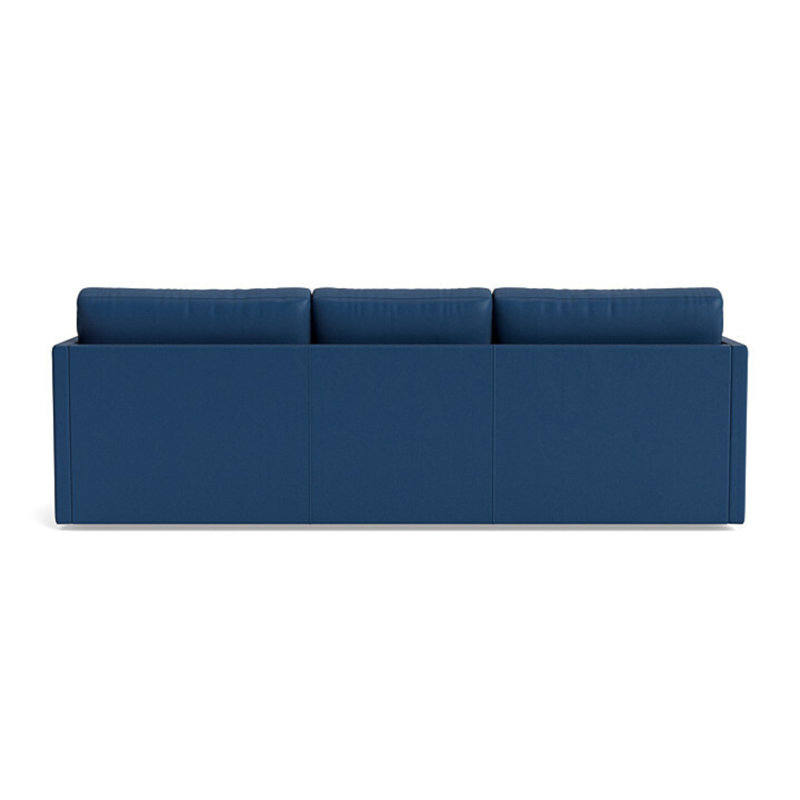 Fairfax Leather Sofa (95"), Leather - Deep Blue