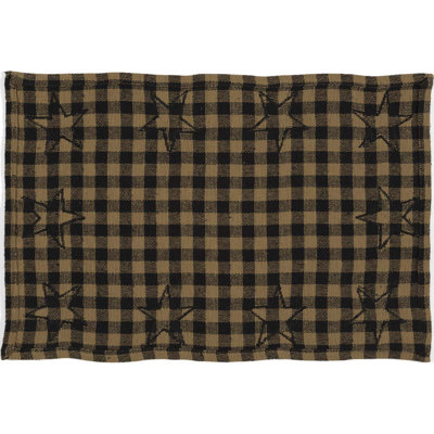 Deuxville 100% Cotton Checkered Rectangle Placemat