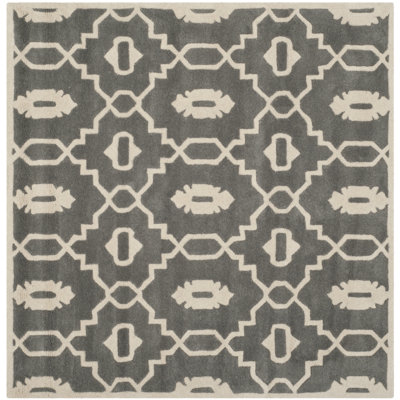 Carolene Hand Tufted Wool Geometric Rug
