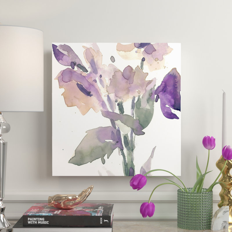 " Garden Blooms II ", 16" H x 16" W x 1" D, Wrapped Canvas