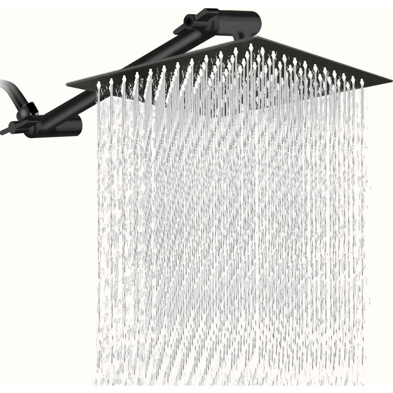 Robinet de baignoire et douche, Noir mat