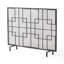 Pare-étincelles 31X41 avec filet, design contemporain, noir, argent-121481644