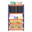 H 71 po x l 35,4 po x P 15,87 po avec tablettes de rangement pour garage robustes - étagère en métal à 5 niveaux, assemblage facile sans boulon, support de rangement polyvalent pour le garage / garde-manger / cuisine / sous-sol / bureau (pour ranger les outils / ustensiles / livres)