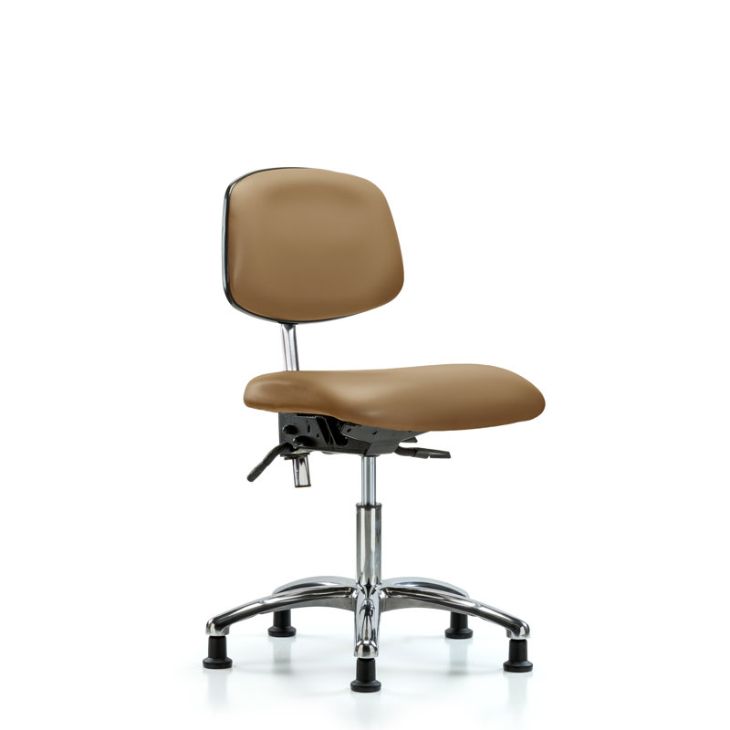 Chaise de travail Koa, Patins, Inclus, Taupe