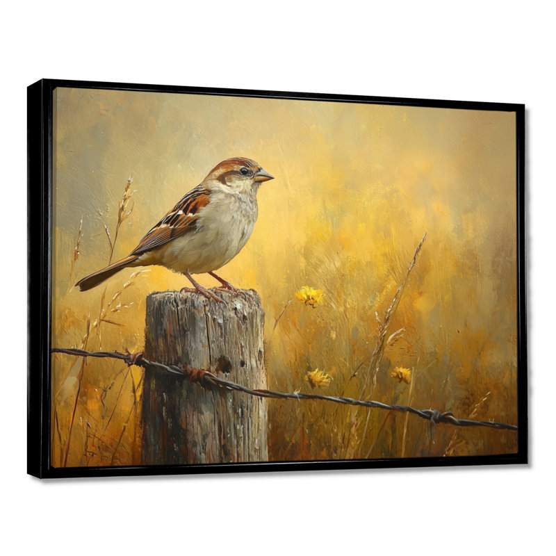 Ilsetraud - Animals Large Wall Art, Noir, noir, noir, noir, H 12 po x l 20 po, Cadre flottant