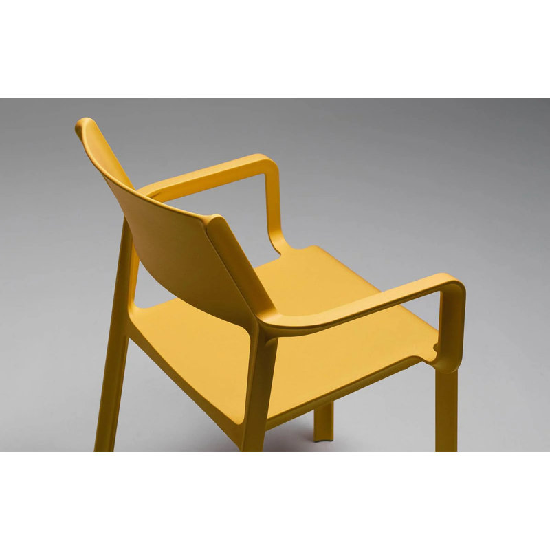 Trill Outdoor Dining Armchair, Mustard
