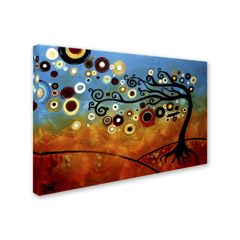 Bardot '144' Painting Print on Wrapped Canvas, 16" H x 24" W x 2" D
