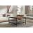 Stylish Coffee Table, Atlantic Pine & Black, 31.5 x 17.7 x 31.5 inches | 100% Melamine Coated Particle Board, Thickness: 0.7 inches | Perfect for Living Room & Modern Decor, Durable & Elegant Design