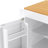 74.8" Kitchen Island With Extendable Dining Table