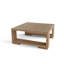Capistrano Outdoor Square Teak Side Table