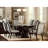 Rectangular Double Pedestal Table with Extension Leaf