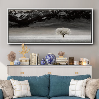 Arbre solitaire, reproduction sur toile
