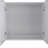 Wall Cabinet 24" H, Four Doors, Two Open Storage Shelves, Two Internal Shelves, Internal Dish And Glass Organizer-776150374
