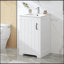 Meuble-lavabo à fermeture en douceur avec lavabo et tablette réglable-2125525394