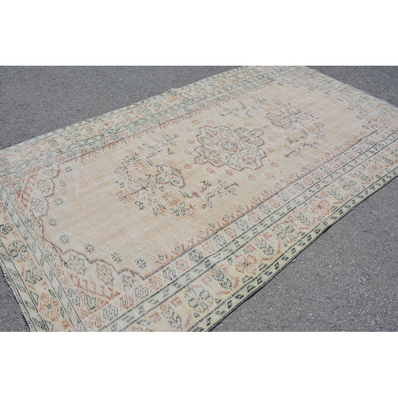 Tapis turcs, tapis verts neutres, tapis de décoration intérieure, tapis rétro, grand tapis de cuisine 5,4 x 9,3 pi