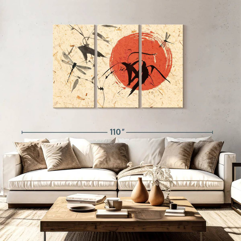 Asian Dragonfly, 48" H x 74" W