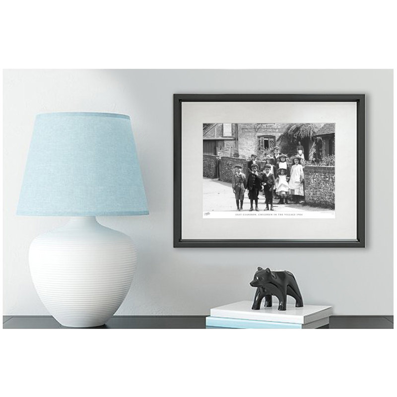 East Clandon, Children In The Village 1904 by Francis Frith - Single Picture Frame Print, 60cm H x 80cm W x 2.3cm D