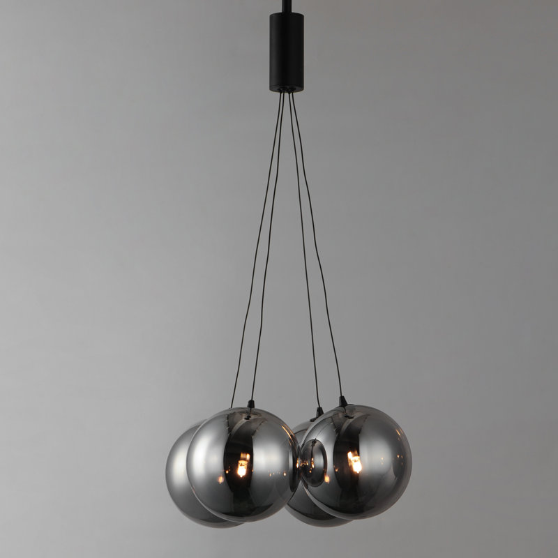 Celica 4 - Light Cluster Pendant, Black