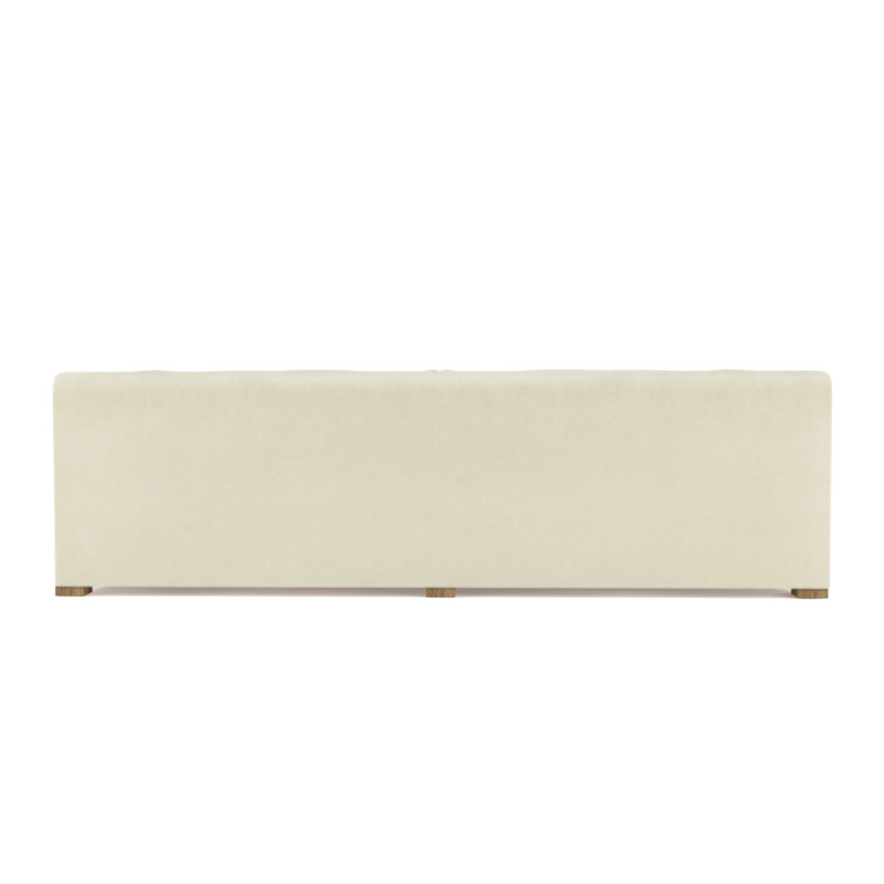 Crosby Slope Arm Sofa, Vintage Leather Alabaster, 32.5" H x 120" W x 38" D, Weathered